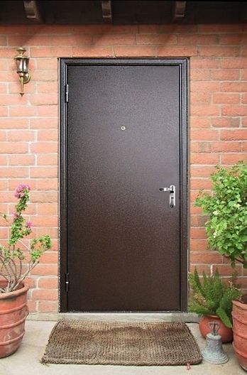 Дверь входная железная с порошковым напылением ПН76