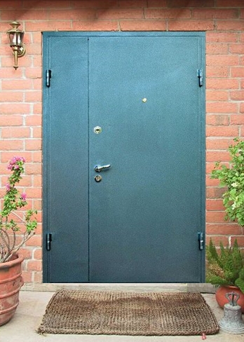 Дверь двойная железная ТБ46